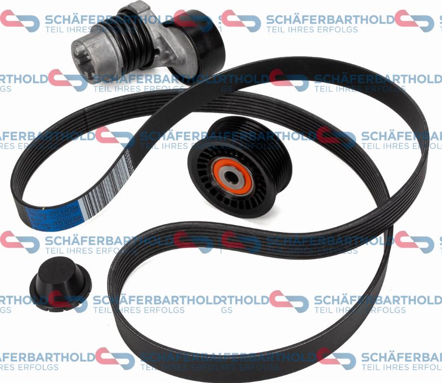 Schferbarthold 310 28 501 01 11 - Jeu de courroies trapézoïdales à nervures droxauto.com