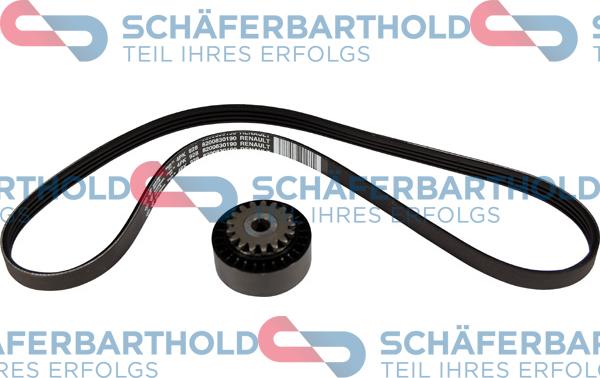 Schferbarthold 310 28 585 01 11 - Jeu de courroies trapézoïdales à nervures droxauto.com