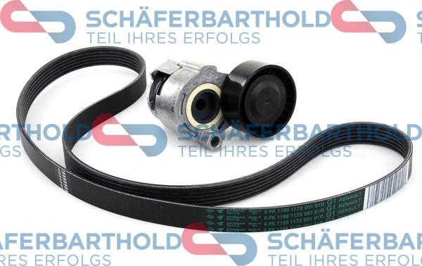 Schferbarthold 310 28 536 01 11 - Jeu de courroies trapézoïdales à nervures droxauto.com