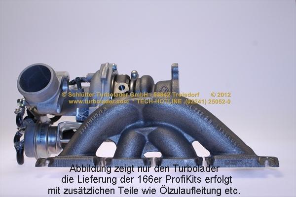 Schlütter Turbolader 166-06040 - Turbocompresseur, suralimentation droxauto.com
