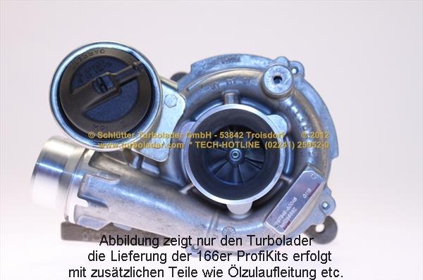 Schlütter Turbolader 166-00820 - Turbocompresseur, suralimentation droxauto.com