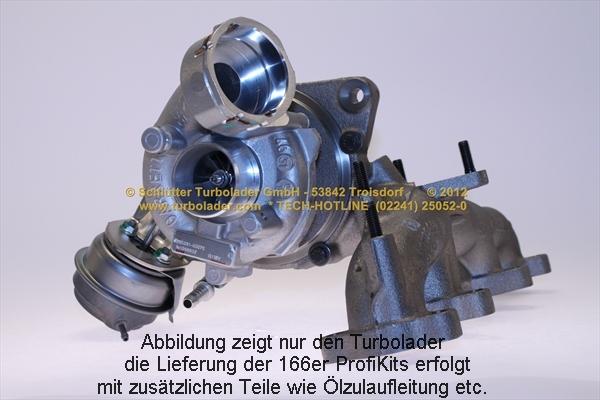 Schlütter Turbolader 166-02590 - Turbocompresseur, suralimentation droxauto.com