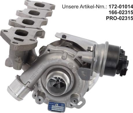Schlütter Turbolader 172-01014 - Turbocompresseur, suralimentation droxauto.com