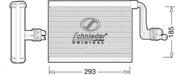 SCHNIEDER AUTOTECH BMS85.00081 - Évaporateur climatisation droxauto.com