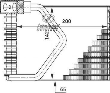 SCHNIEDER AUTOTECH BZS85.00099 - Évaporateur climatisation droxauto.com