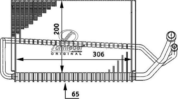 SCHNIEDER AUTOTECH BZS85.00087 - Évaporateur climatisation droxauto.com