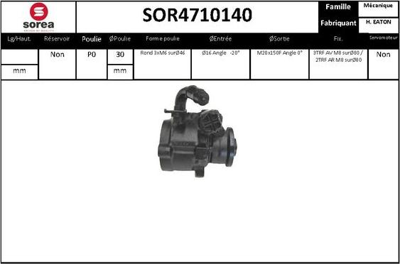 Sera SOR4710140 - Pompe hydraulique, direction droxauto.com