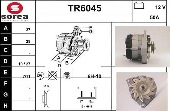 Sera TR6045 - Alternateur droxauto.com