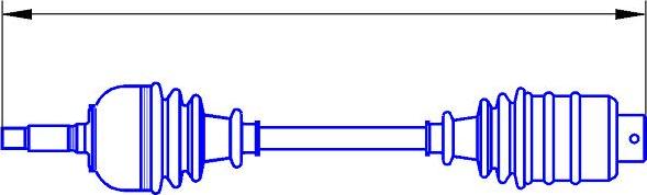 Sercore 22833 - Arbre de transmission droxauto.com