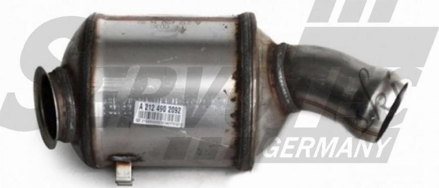 SERVOTEC STPF0459 - Filtre à particules / à suie, échappement droxauto.com