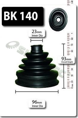 Shaftec BK140 - Joint-soufflet, arbre de commande droxauto.com