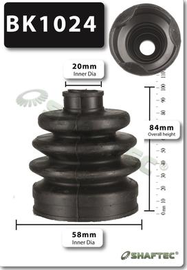 Shaftec BK1024 - Joint-soufflet, arbre de commande droxauto.com