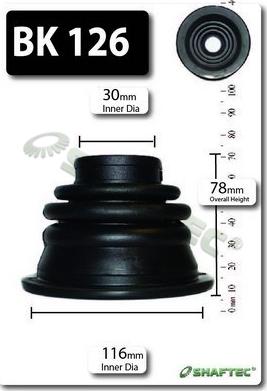 Shaftec BK126 - Joint-soufflet, arbre de commande droxauto.com