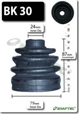 Shaftec BK30 - Joint-soufflet, arbre de commande droxauto.com