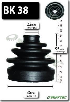 Shaftec BK38 - Joint-soufflet, arbre de commande droxauto.com