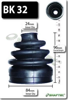 Shaftec BK32 - Joint-soufflet, arbre de commande droxauto.com
