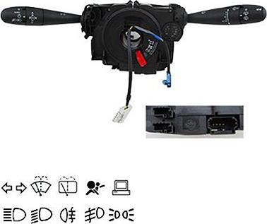 Sidat 430844 - Commutateur de colonne de direction droxauto.com