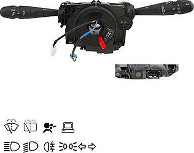 Sidat 430855 - Commutateur de colonne de direction droxauto.com
