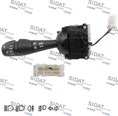 Sidat 430320A2 - Commutateur de colonne de direction droxauto.com