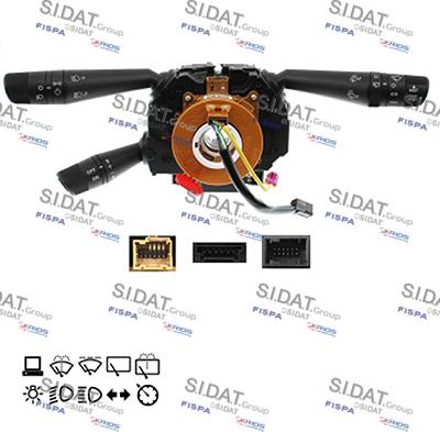 Sidat 431415 - Commutateur de colonne de direction droxauto.com