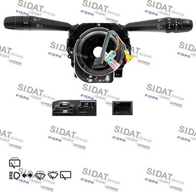 Sidat 431416 - Commutateur de colonne de direction droxauto.com