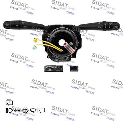 Sidat 431417 - Commutateur de colonne de direction droxauto.com