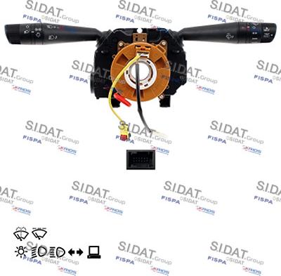 Sidat 431421 - Commutateur de colonne de direction droxauto.com