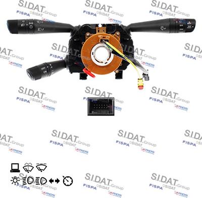 Sidat 431422 - Commutateur de colonne de direction droxauto.com