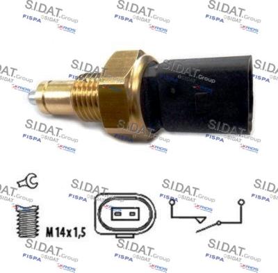 Sidat 3.234150A2 - Contacteur, feu de recul droxauto.com