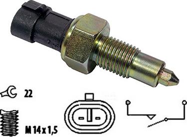 Sidat 3.234106 - Contacteur, feu de recul droxauto.com