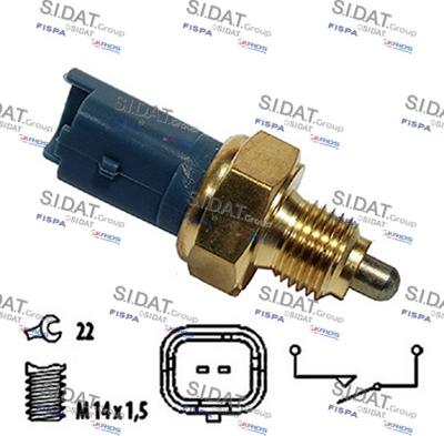 Sidat 3.234181A2 - Contacteur, feu de recul droxauto.com