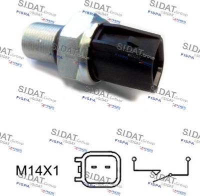 Sidat 3.234250A2 - Contacteur, feu de recul droxauto.com