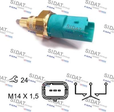 Sidat 3.234200A2 - Contacteur, feu de recul droxauto.com