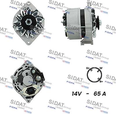 Sidat A12BH0455A2 - Alternateur droxauto.com