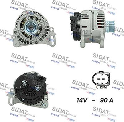 Sidat A12BH0401A2 - Alternateur droxauto.com