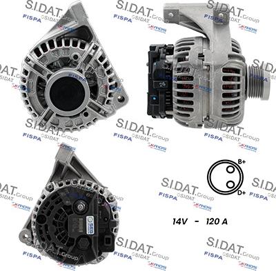 Sidat A12BH0439 - Alternateur droxauto.com