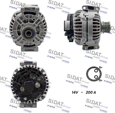 Sidat A12BH0561A2 - Alternateur droxauto.com