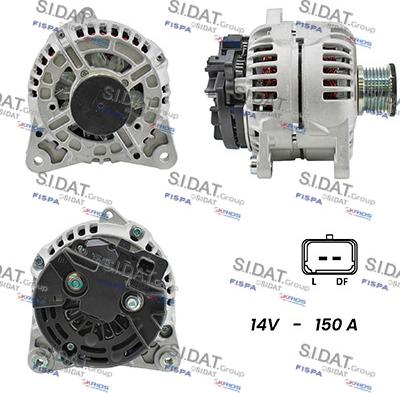 Sidat A12BH0577A2 - Alternateur droxauto.com