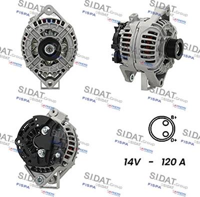 Sidat A12BH0631A2 - Alternateur droxauto.com
