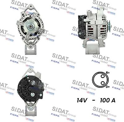 Sidat A12BH0633A2 - Alternateur droxauto.com