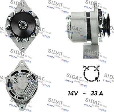 Sidat A12BH0056A2 - Alternateur droxauto.com
