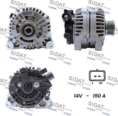 Sidat A12BH0004A2 - Alternateur droxauto.com