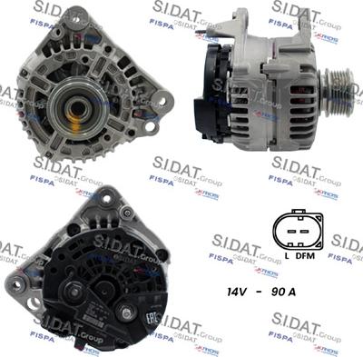 Sidat A12BH0010 - Alternateur droxauto.com