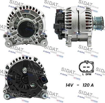 Sidat A12BH0011A2 - Alternateur droxauto.com