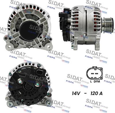 Sidat A12BH0078A2 - Alternateur droxauto.com