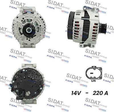 Sidat A12BH0195AS - Alternateur droxauto.com
