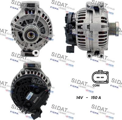 Sidat A12BH0123 - Alternateur droxauto.com