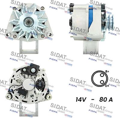 Sidat A12BH0898A2 - Alternateur droxauto.com