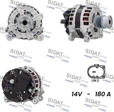 Sidat A12BH0877AS - Alternateur droxauto.com