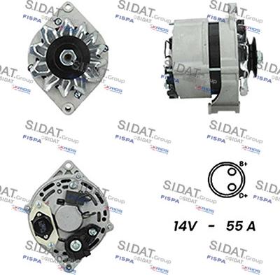 Sidat A12BH0347A2 - Alternateur droxauto.com
